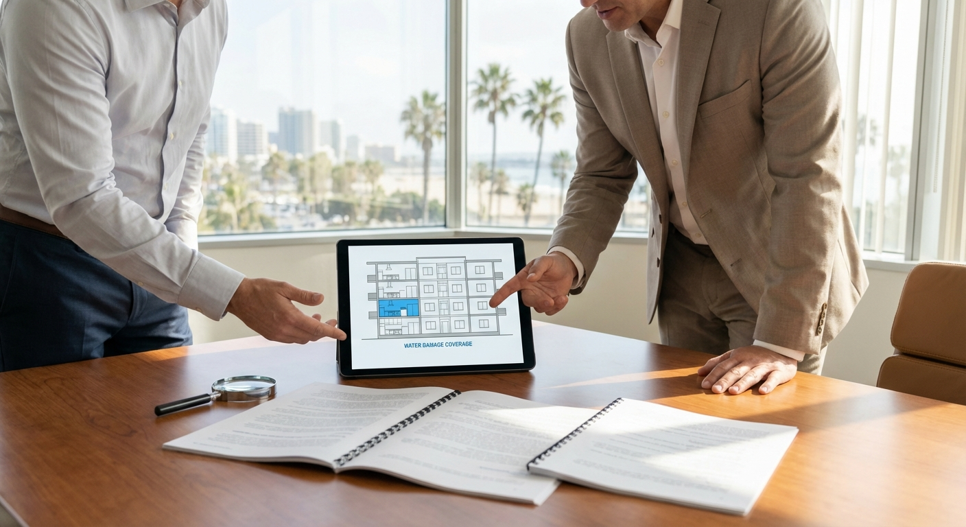 California condo insurance water damage coverage