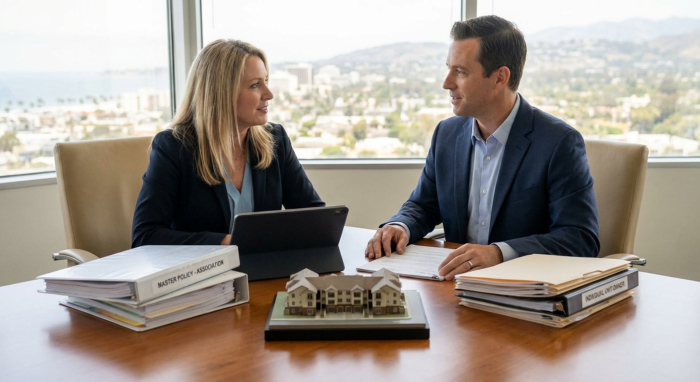 condo association master policy vs individual california - California insurance guide
